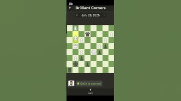 Jan 28 Daily Chess Puzzle! #chess #chesspuzzle #shorts