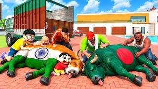 Indian Cow and  Bangladeshi Cow  কে মারলো? Indian Theft Auto Simulator Bangla 