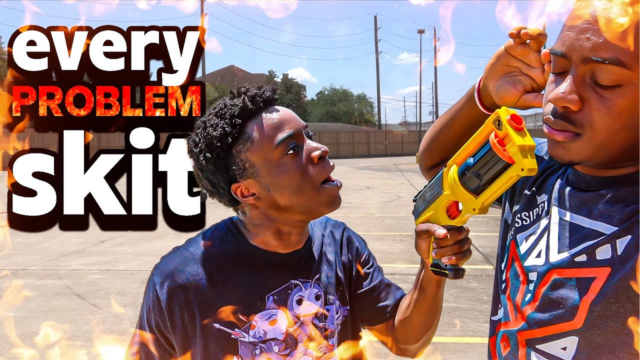 Каждая проблема, сценка из пригорода, ребенок сделал