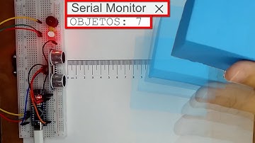 Cómo Utilizar el Sensor Ultrasónico HC-SR04? con  Arduino, Alarma de Proximidad, Contar Objetos