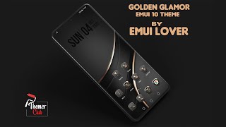 Golden Glamor EMUI 10 / MagicUI 3 Theme | Themer Club screenshot 4