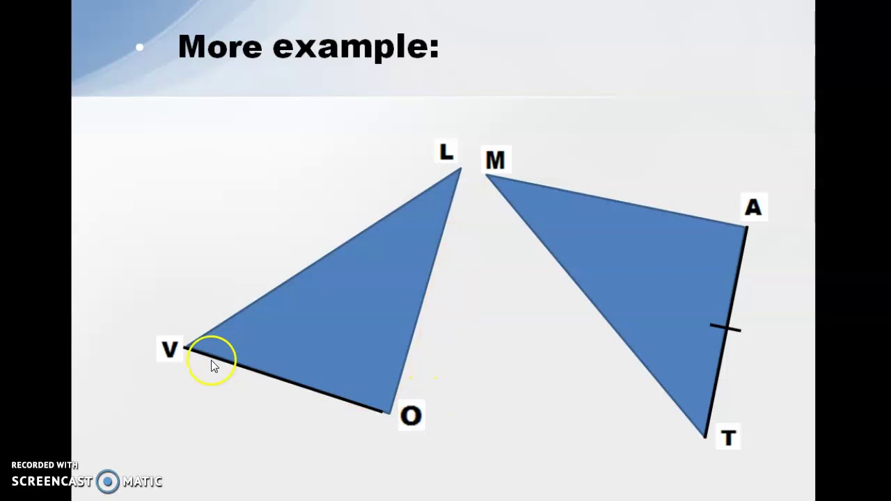 Congruent Triangles YouTube