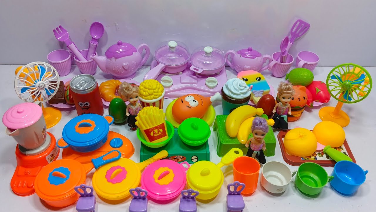 6:42 Minutes Satisfying with Unboxing Hello Kitty Kitchen Set | Unboxing Miniature Kitchen Set ASMR