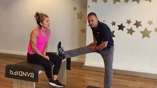 Dr Duke & Holly Rilinger demo Hamstring injury prevention
