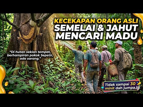 Kepakaran Orang Asli Semelai & Jahut | Lebah tualang bersarang rendah.