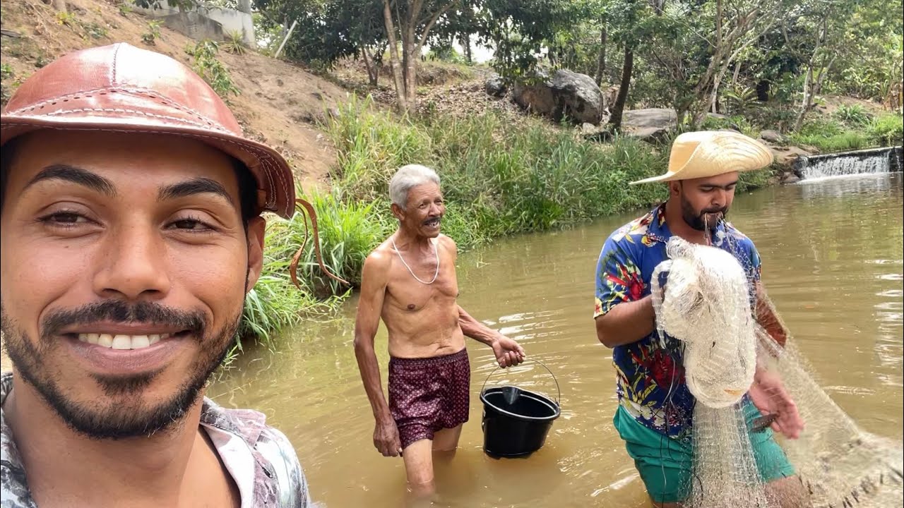 Seu Biu convida Lulinha Vaqueiro pra pescar no Rancho