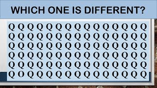 Find the Odd One Out | English Alphabets | Part 2 | How Fast Your Eyes Can See? screenshot 1