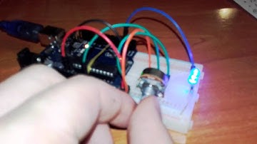 Control del brillo de un LED con un potenciómetro y Arduino UNO