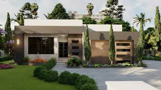 simple house design/ house design [15x20 m] house plan with 3 bedrooms/ (model0060)