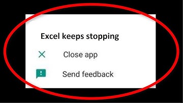 Fix Excel Keeps Stopping Error Android || Fix Microsoft Excel Not Open Problem Android