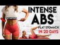 INTENSE ABS FAT BURN in 20 Days (flat stomach) | 5 min Home Workout