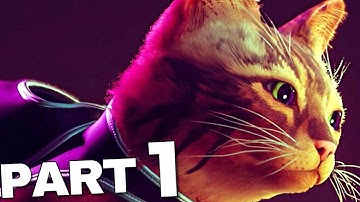 STRAY PS5 Walkthrough Gameplay Part 1 - INTRO (FULL game)