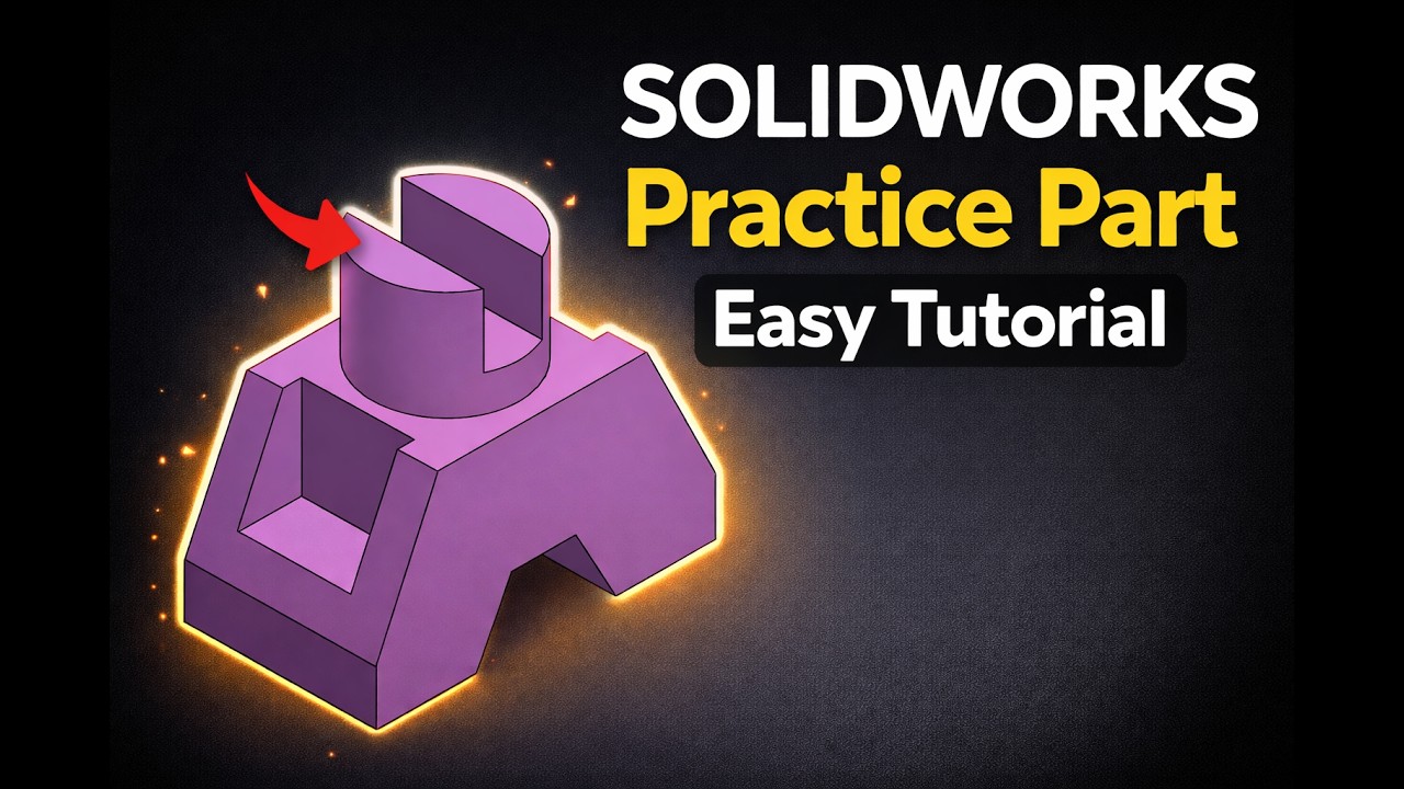 SOLIDWORKS Practice Part | Beginner to Advanced Modeling Tutorial