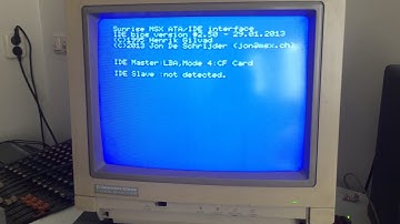 mifview in action on MSX2 (Philips NMS8250)