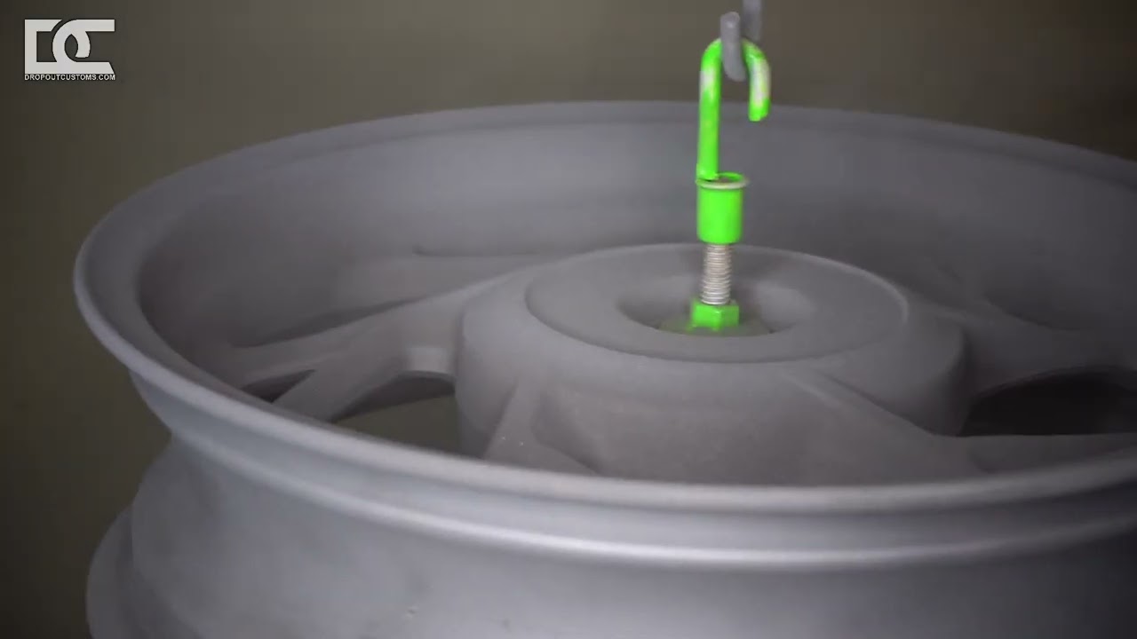 Honda Click 160 Black to Silver Powder Coating