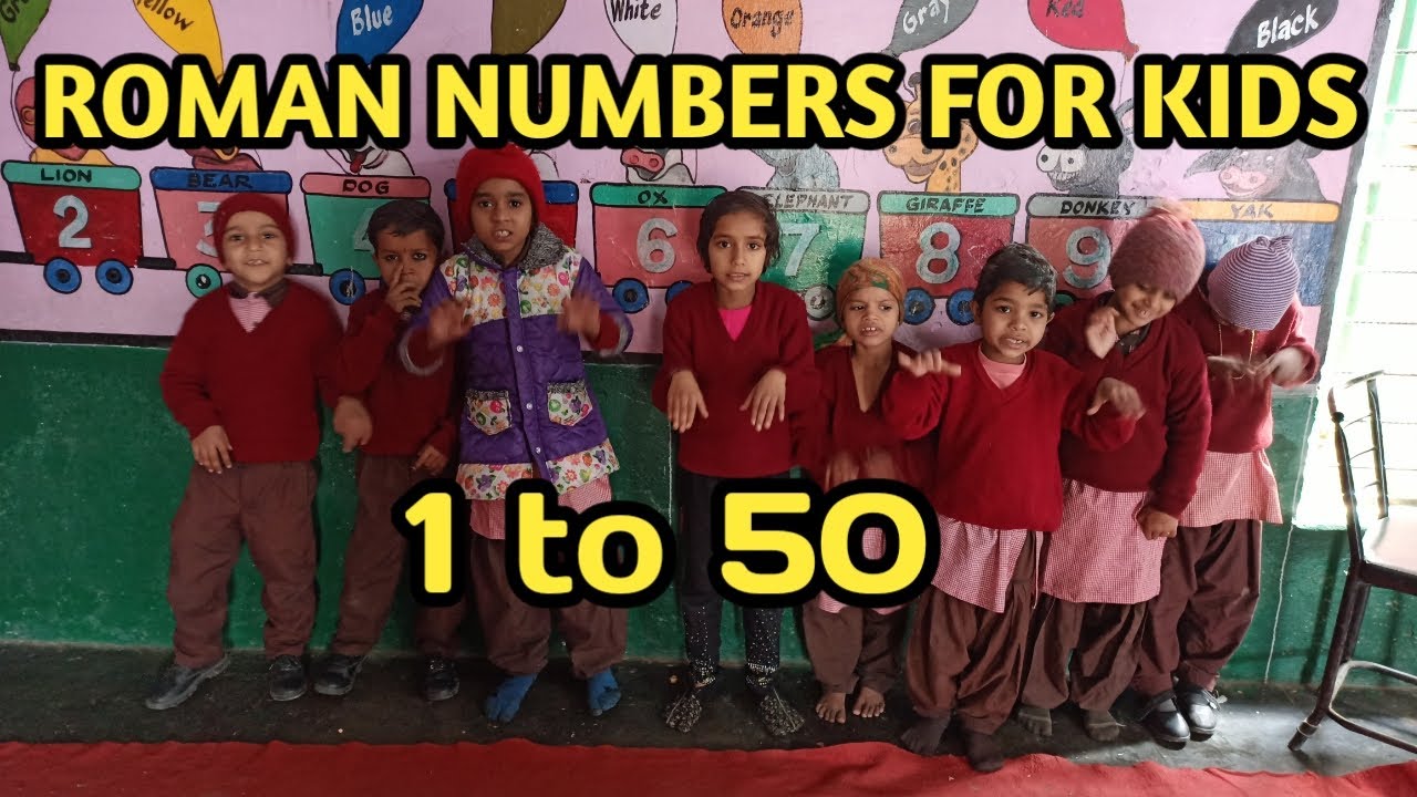 Learn Roman numerals 1 to 100 part ||Roman numeral in hindi||छोटे