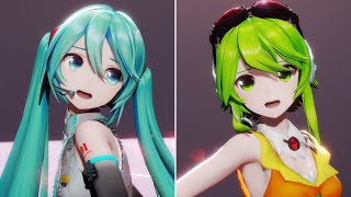 【MMD】乱躁滅裂ガール / Disturb Manic Girl ー Hatsune Miku & GUMI【YYB式初音ミク】【YYB式GUMI】【2K 60FPS】