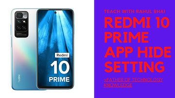 Redmi 10 prime me app hide kaise kare||How to Hide Apps in Redmi 10 prime