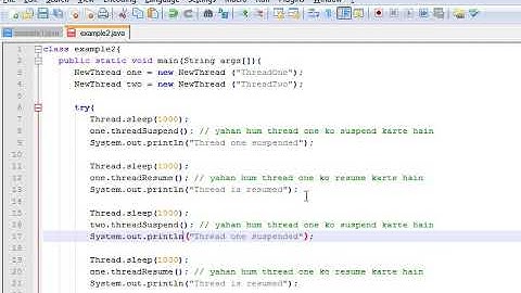 Learn Java in Hindi 35 A   Thread Programming
