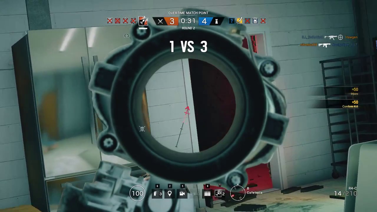 R6 Siege: 1v4 on Consulate as Ash - YouTube