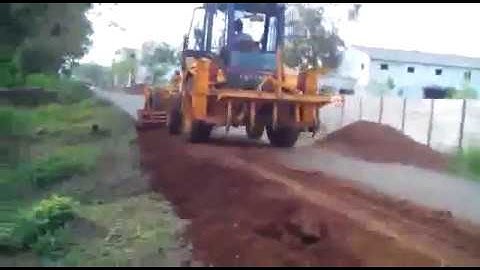 Grader over JCB (Old Machine)