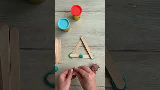 Simple STEM Play-Dough building activity