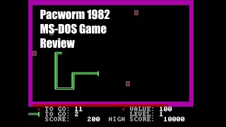Pacworm - MS DOS Game Review