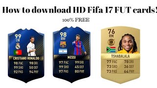 How to download HD Fifa 17 FUT cards! FREE!!! screenshot 5