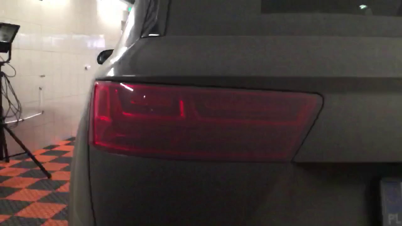 Audi Q7 led turn signal slow motion YouTube