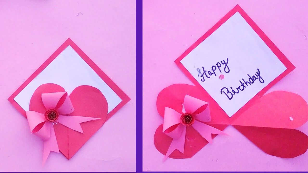How to make Special Birthday Card For Best Friend // DIY Gift Idea ...
