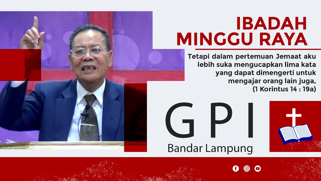 Ibadah Minggu Raya | 02 Februari 2025