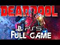 DEADPOOL PS5 Gameplay Walkthrough FULL GAME (4K 60FPS)