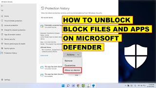 How to Allow Blocked File or App on Microsoft Defender Antivirus | Windows 11 screenshot 5