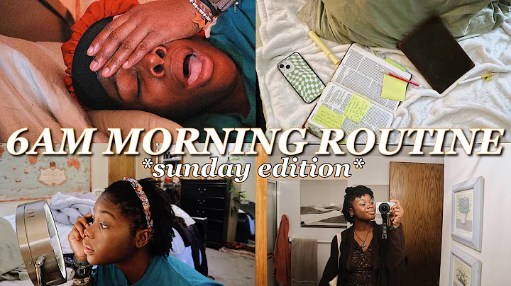 my 6am sunday morning routine | *church sunday edition*