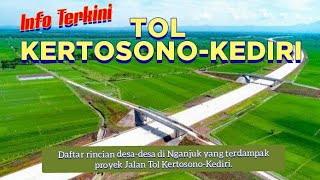 Daftar rincian desa-desa di Nganjuk yang terdampak proyek Jalan Tol Kertosono-Kediri