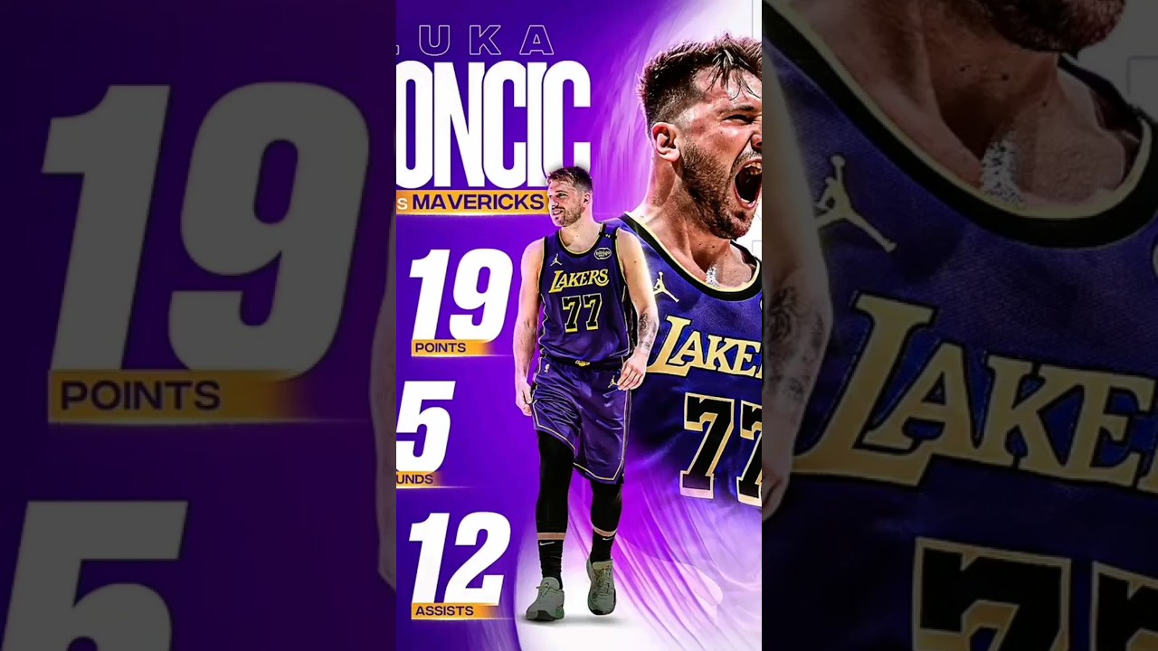 Luka Doncic 1ST TRIPLE DOUBLE In Lakers 🔥😯 #lukadoncic #highlights #NBA ...