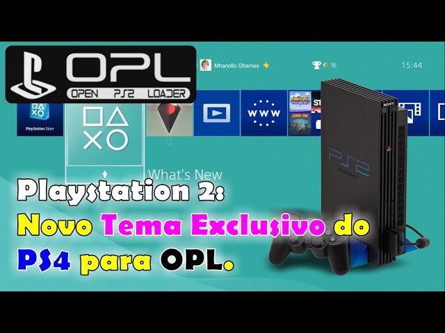 Pacote de APPS simples para o OPL do Playstation 2 (2021/2022) 