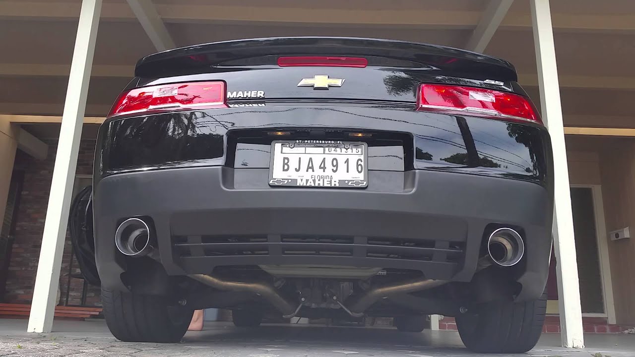 2014 Camaro SS - Cat Back Exhaust - YouTube