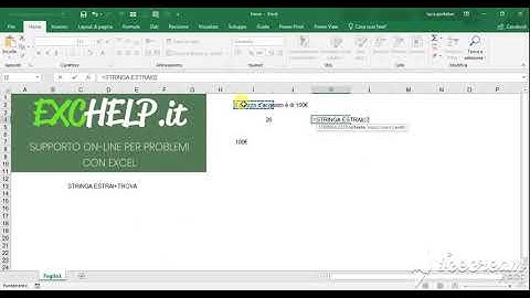 Funzione STRINGA ESTRAI + TROVA Excel - Exchelp.it