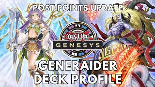 Generaider deck profile October 2025 Genesys format Yugioh TCG