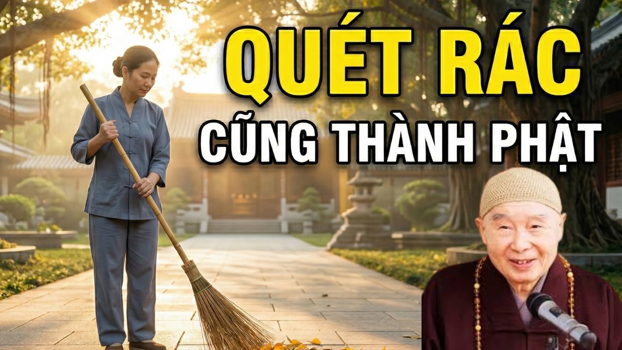 Cả Đời Chỉ Quét Rác, Nấu Cơm Vẫn Vãng Sanh Tự Tại Hơn Cả Cao Tăng? Lão Pháp Sư Tịnh Không.