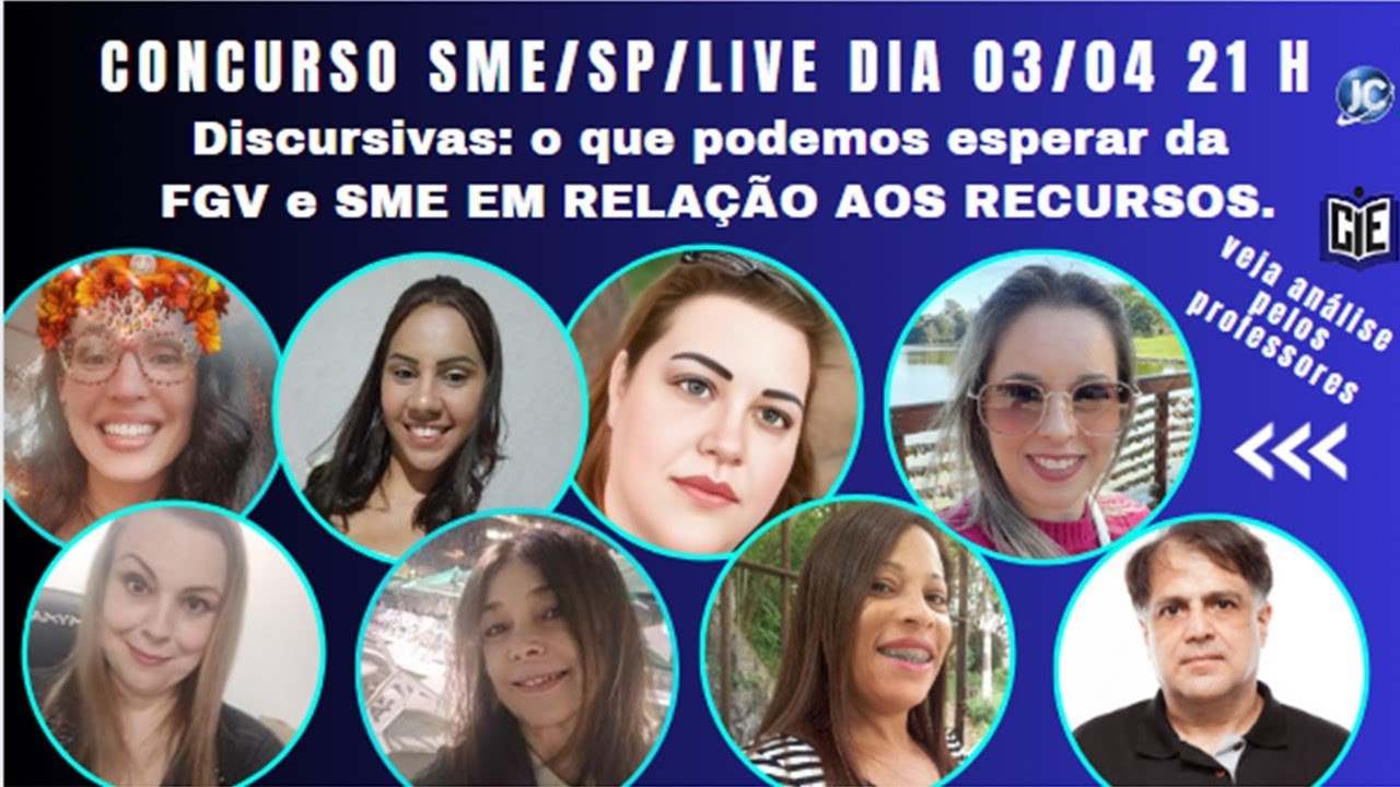 CONCURSO SME/SP Discursivas: o que podemos esperar da FGV e SME EM RELAÇÃO AOS RECURSOS. Veja.