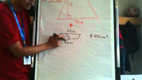 Finding the Unknown Dimension of a Trapezoid