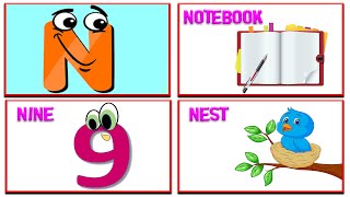 Kids Learning | Learn Letter N | Words From N | ABC Flashcards | Kids A to Z screenshot 5