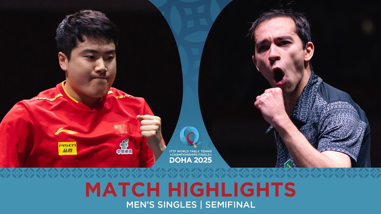 Liang Jingkun vs Hugo Calderano | Match Highlights | #ITTFWorlds2025