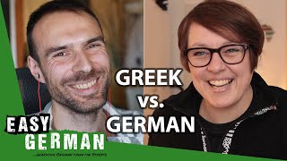 How Greek is the German language?