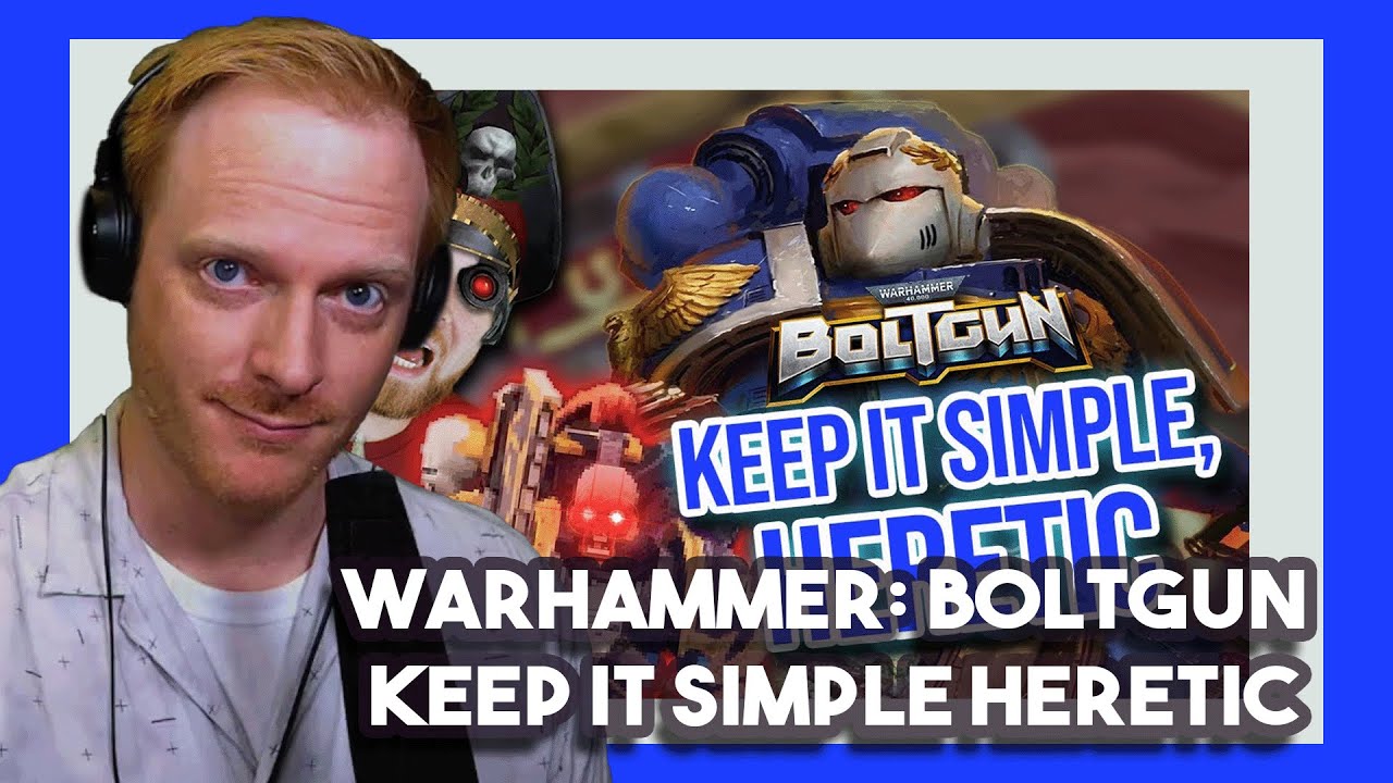 Реакция чикагца на Warhammer: BOLTGUN | Keep it simple HERETIC от Bricky
