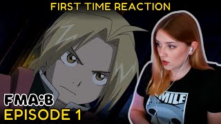 FIRST ANIME EVER!! Fullmetal Alchemist Brotherhood Reaction