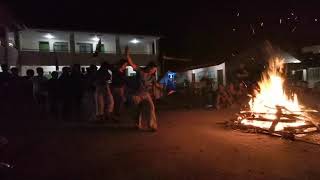 Team Delta Presenting Their Yell In Mnsts 1St Camping