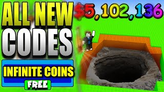 Dig 1 Million Blocks CODES! | *ALL NEW* ROBLOX Dig 1 Million Blocks CODES
